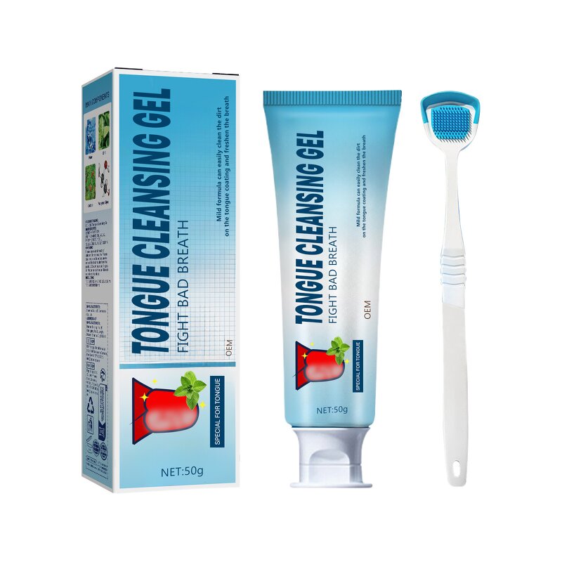 Tongue Cleaning Gel Manufacturer - Effective Portable Plastic Removing Coating Improving