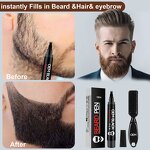 Beard Pen Manufacturer - Wholesale Black Instant Hair Filling Eyebrow Grooming