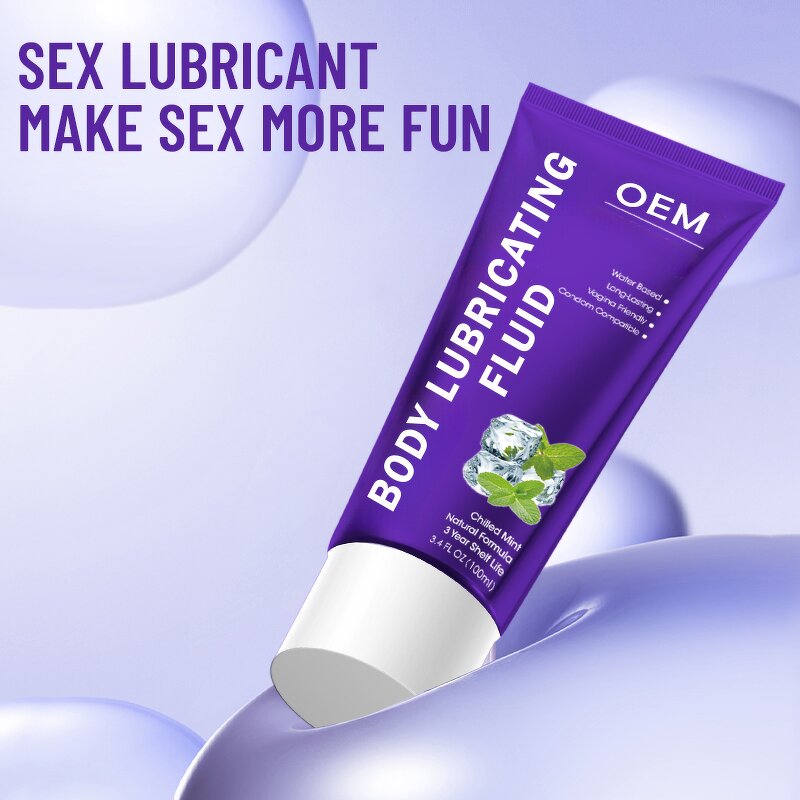 Sex Lubricant Supplier - Organic Slippery Chilled Mint Flavored Edible Playful