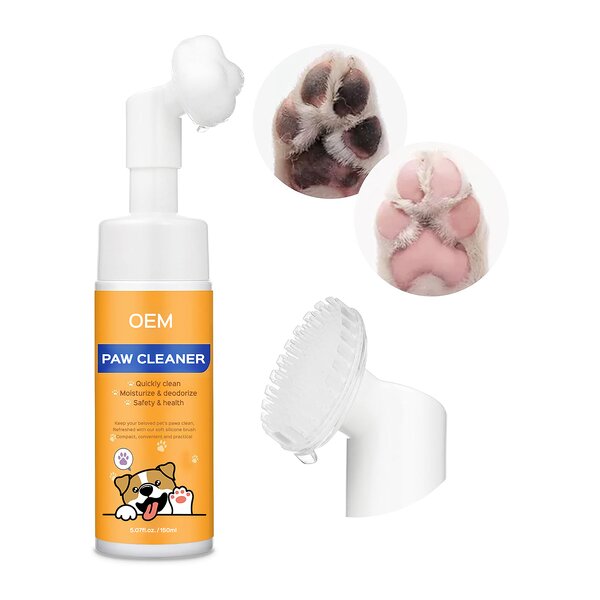 Pet Paw Cleaner Factory - Wholesale Private Label No-Rinse Foaming Dry Shampoo Brush