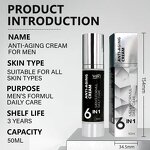 Men Face Cream Manufacturer - OEM 6 in 1 Anti Aging Hyaluronic Vitamin C