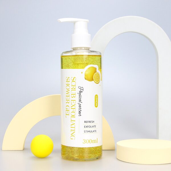 Shower Gel Manufacturer - OEM Lemon Scrub Exfoliating Sebum Cleaning Soothing