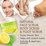 Exfoliating Gel Manufacturer - OEM Lemon Mint Anti Fatty Dead Sea Salt