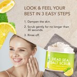 Exfoliating Gel Manufacturer - OEM Lemon Mint Anti Fatty Dead Sea Salt