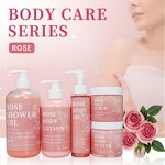 Body Care Set Manufacturer - OEM Rose 5 Items Improves Texture Not Sticky