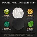 Hair Pomade Manufacturer - OEM 120g Biotin Keratin Argan Oil Men Medium Hold