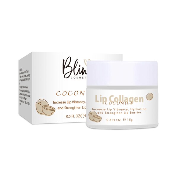 Lip Sleeping Mask Manufacturer - OEM 15g Vitamin C Coconut Collagen Plumping