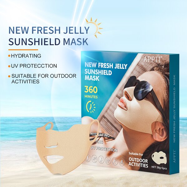 Sunshield Mask Manufacturer - OEM Jelly Vitamin C Hyaluronic Acid Nose