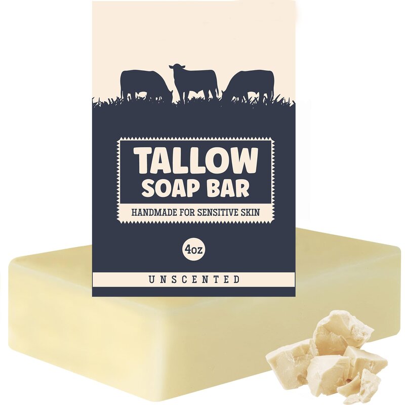 Beef Tallow Soap Manufacturer - OEM All Natural Grass Fed Whitening Handmade