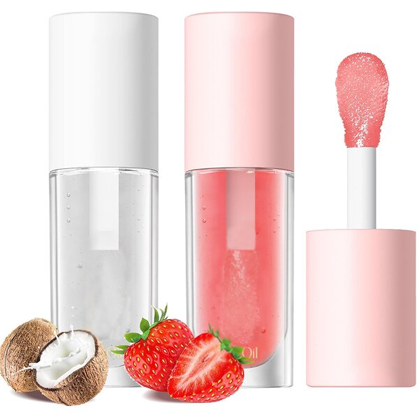 Lip Oil Manufacturer - OEM Vegan Strawberry Coconut Waterproof Moisturizing