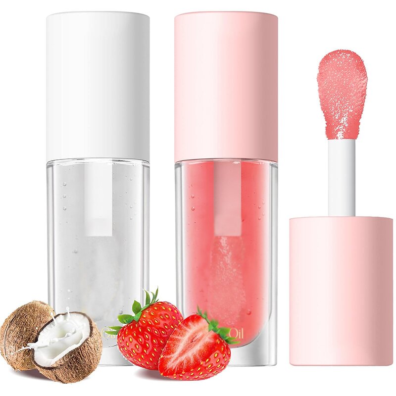Lip Oil Manufacturer - OEM Vegan Strawberry Coconut Waterproof Moisturizing