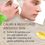 Exfoliating Gel Manufacturer - OEM Lemon Mint Anti Fatty Dead Sea Salt