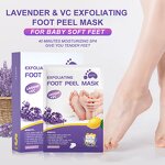 Foot Mask Manufacturer - OEM Avocado Vitamin C Exfoliating Whitening