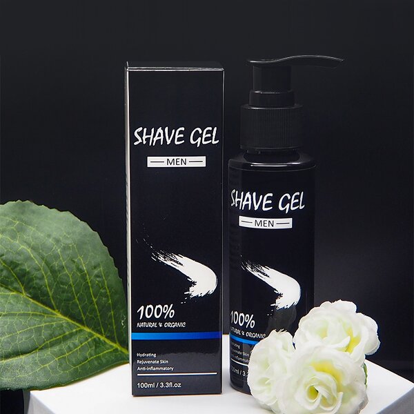 Shaving Gel Manufacturer - OEM 100ml Organic Soothing Anti Inflammatory Men