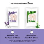Foot Mask Socks Manufacturer - OEM Organic Lavender Exfoliating Peeling