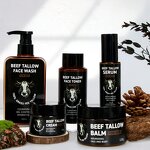 Men Face Set Manufacturer - OEM 5PCS Tallow Moisturizing Anti Aging Pores