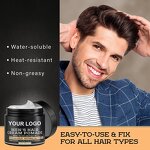 Hair Pomade Manufacturer - OEM 120g Biotin Keratin Argan Oil Men Medium Hold