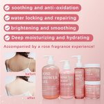 Body Care Set Manufacturer - OEM Rose 5 Items Improves Texture Not Sticky