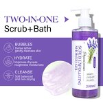 Shower Gel Manufacturer - OEM Lavender Scrub Exfoliating All Skin Types