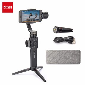 Smartphone Gimbal Manufacturer - OEM 3 Axis Black Handheld Stabilizer