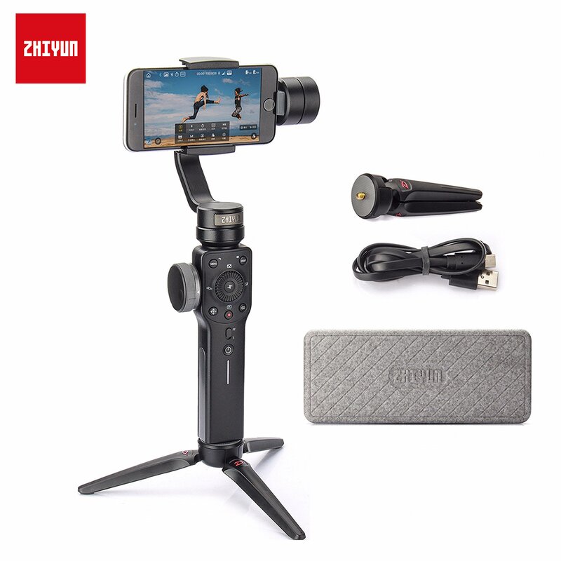 Smartphone Gimbal Manufacturer - OEM 3 Axis Black Handheld Stabilizer