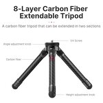 Carbon Fiber Tripod Manufacturer - OEM Extendable DSLR Smartphone Vlog Tripod