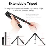 Carbon Fiber Tripod Manufacturer - OEM Extendable DSLR Smartphone Vlog Tripod