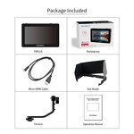 Camera Field Monitor Manufacturer - OEM 6 Inch 3D LUT Touch IPS FHD 1920x1080