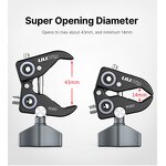Camera Clamp Manufacturer - OEM Super Clamp Crab Pliers for Gimbal Magic Arm