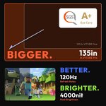 XR Glasses Manufacturer - OEM Pro 135 Inch 120Hz Full HD UltraClarity