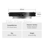 Lens Adapter Ring Manufacturer - OEM 6Bit Leica M to Sony E Exif Stabilization