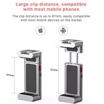 Phone Mount Holder Manufacturer - OEM Foldable Clamp Clip with Cold Shoe