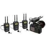 Wireless Microphone System Manufacturer - OEM 5.8GHz 3 Transmitters 1 Receiver