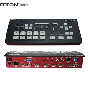 Live Stream Video Switcher Manufacturer - OEM 4 HD-MI 1 DP SDI Input