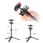 Metal Tripod Manufacturer - OEM Reflex Selfie Stick Ballhead Cold Shoe Vlog