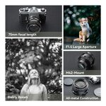 Camera Lens Manufacturer - OEM 75mm F1.5 M42 Mount Full Frame Manual