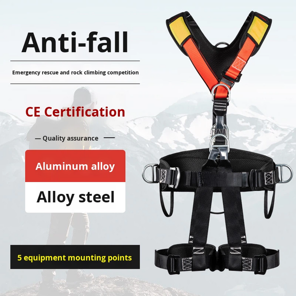 Rock Climbing Harness Factory - Full-body Safety Rope Kit