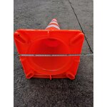Traffic Cone Manufacturer - PE Cone with Rubber Base