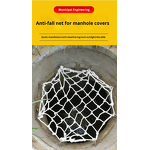 Manhole Anti-Fall Net Factory - Polyethylene Sewer Net