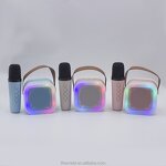 Karaoke Boombox Manufacturer - OEM K12 5W Portable with RGB Light Subwoofer Microphone