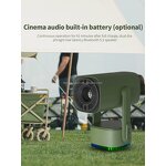 Mini Projector Manufacturer - OEM 2025 K2 Pocket Built-in Battery 1080P 4K Android 11