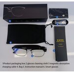 Smart Glasses Manufacturer - OEM E13-06 Anti UV Lightweight 34g BT5.3 UV400 Polarized