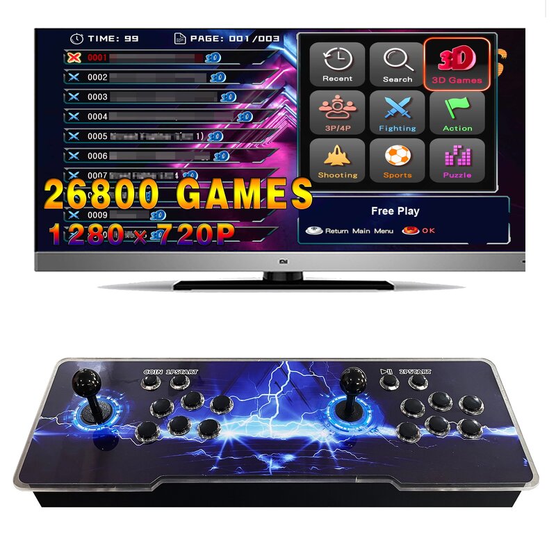 Pandora Box Manufacturer - Customized 26800 in 1 Vintage Arcade Game Video