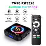 Smart TV Box Manufacturer - Factory Price TV98 RK3528 Dual Wifi 8k Android 13.0