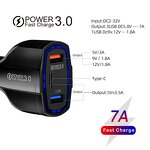 Car Charger Manufacturer - OEM 35W 5V/7A 3 Port USB Type C QC3.0 for iPhone