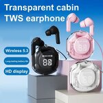 TWS Earbuds Manufacturer - OEM Transparent Air39 Crystal Mini Bt5.3 Gaming Earphones
