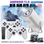Gaming Projector Manufacturer - OEM L S40 Max 2 in 1 with Joy Sticks 4K Android Video
