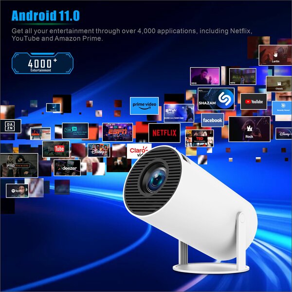 Portable Projector Manufacturer - OEM Hot Sales 720P Hy300 Full HD Smart Android