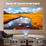 Smart Projector Manufacturer - OEM Magcubic 650ANSI 4K Auto Focus Android11 WIFI6