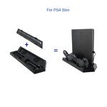 PS4 Charging Stand Manufacturer - OEM Vertical Stand Cooler Fan Charging Station TP4-023B